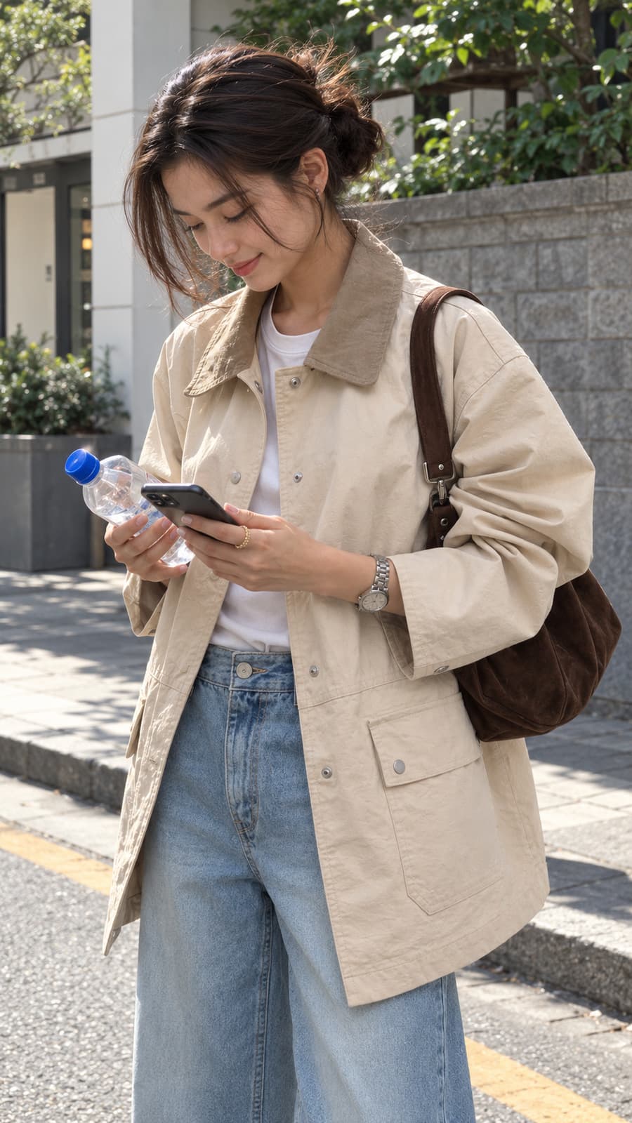 2026 여성용 레트로 컬러 블록 라펠 숏 재킷